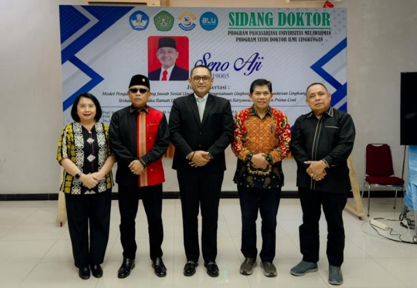 Seno Aji Tempuh Sidang Doktoral di Unmul, Angkat Isu Tanggung Jawab Lingkungan Perusahaan
