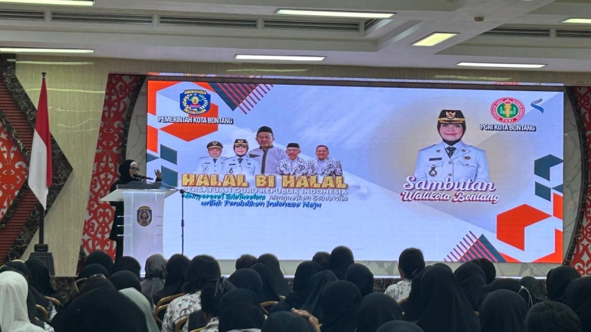Halal Bihalal PGRI, Wali Kota Neni Tekankan Pentingnya Peningkatan Kompetensi Guru di Bontang