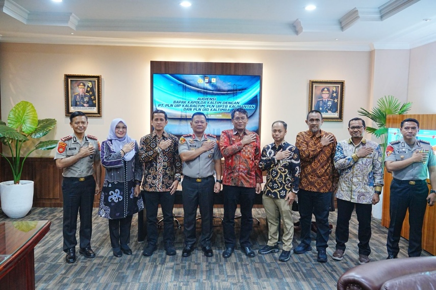 Jamin Keandalan Listrik, PLN Grup Kaltimra Perkuat Sinergi Pengamanan Obvitnas dengan Polda Kaltim
