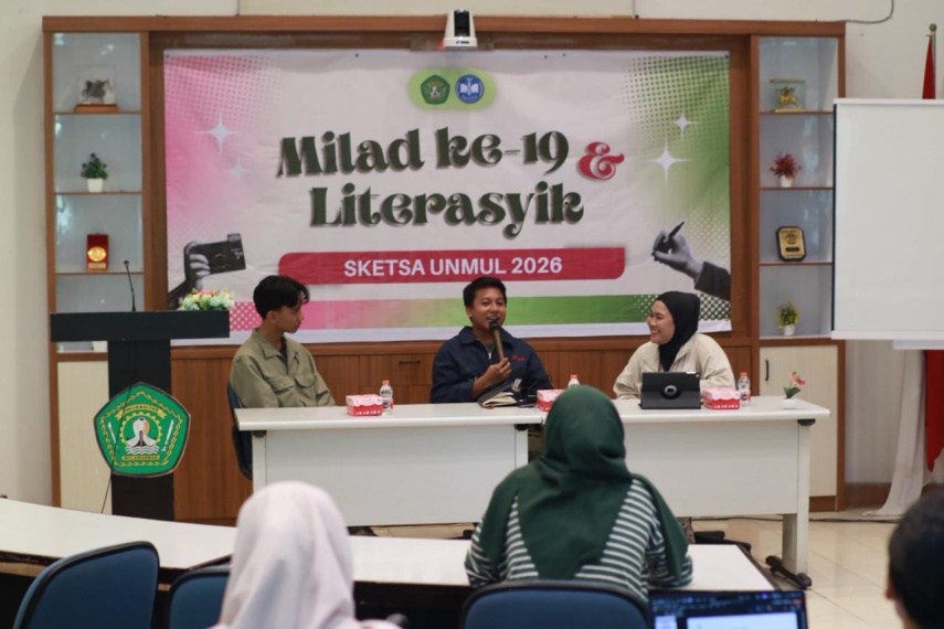 LPM Sketsa Unmul Hadirkan Jurnalis Kaltim Today, Diskusikan Peluang dan Tantangan Jurnalisme di Era AI