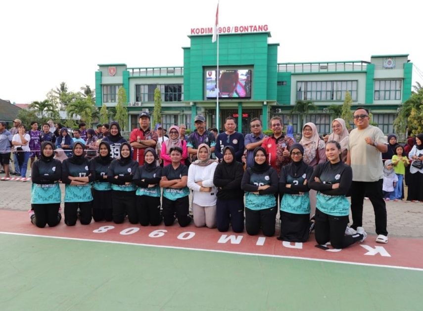 Ikut Dandim Cup, Tim Voli PGRI Bontang Diproyeksikan untuk Persiapan Tuan Rumah 2027