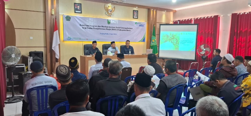 BPJS Ketenagakerjaan Berau Sasar Pengurus Masjid dan Marbot Masuk Program Jaminan Sosial
