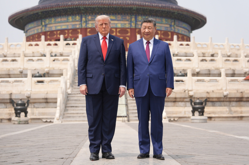Trump insists US-China relations are in a good place despite differences as he wraps up Beijing trip