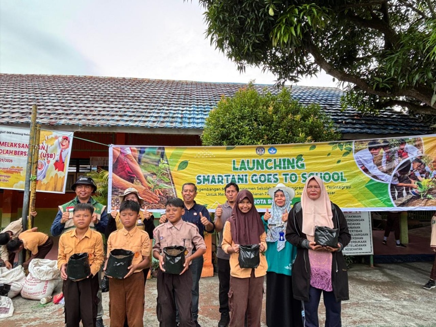 Smartani Goes to School Mulai Digelar, SDN 005 Bontang Selatan Jadi Pilot Project