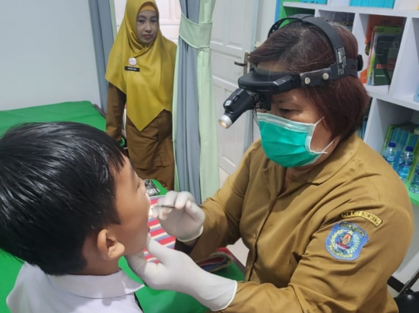 Lewat Program UKS, SDN 011 Bontang Selatan Rutin Pantau Kesehatan Siswa