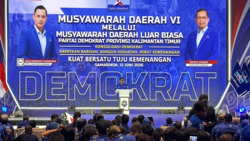 Bambang Soepriyadi Terpilih Aklamasi Jadi Ketua Demokrat Kaltim, Targetkan Menang Pemilu 2029