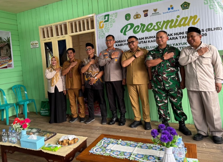 Kolaborasi Lintas Sektor di Kukar Wujudkan 9 Rumah Layak Huni