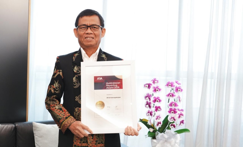 BPJS Ketenagakerjaan Raih Gold Award Dua Tahun Berturut-turut di Australasian Reporting Awards 2026