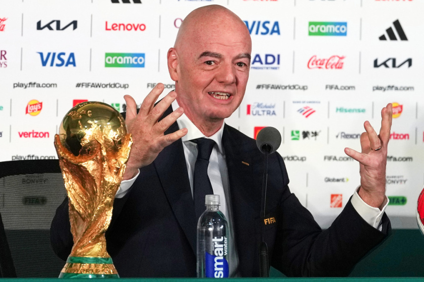 FIFA's Infantino defends World Cup ticket prices, says fans 'should chill' about ref denied US entry