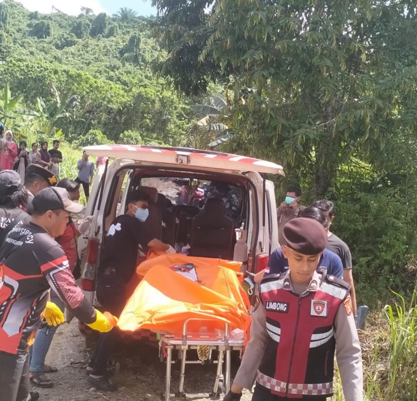 Motor Terparkir Tiga Hari di Kebun Loa Lepu, Warga Temukan Jasad Pria Tergantung