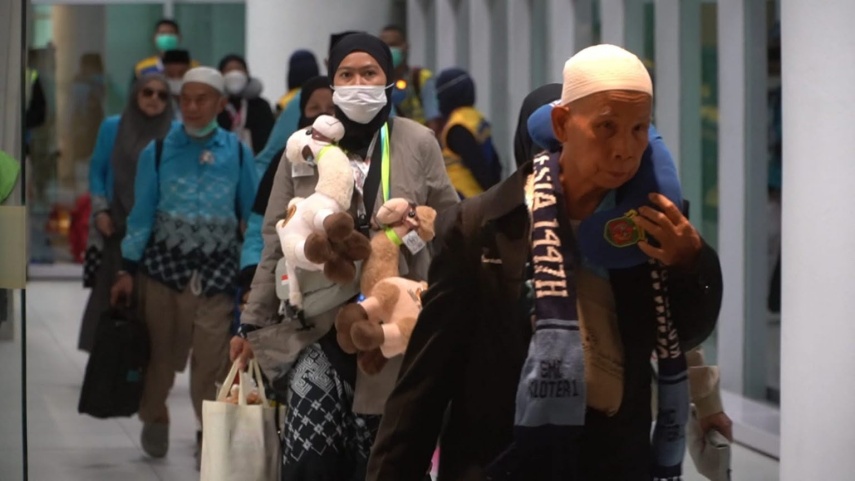 358 Jemaah Haji Kloter Pertama Tiba di Samarinda, Empat Kloter Lain Menyusul Juni Ini