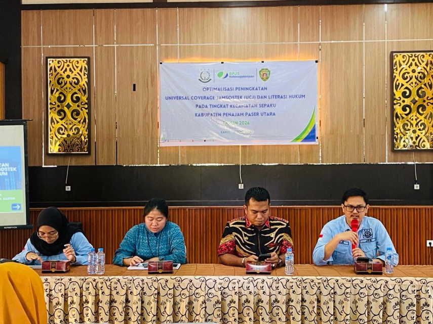Dongkrak Kepesertaan di Penyangga IKN, BPJS Ketenagakerjaan Gelar Literasi Hukum di Sepaku