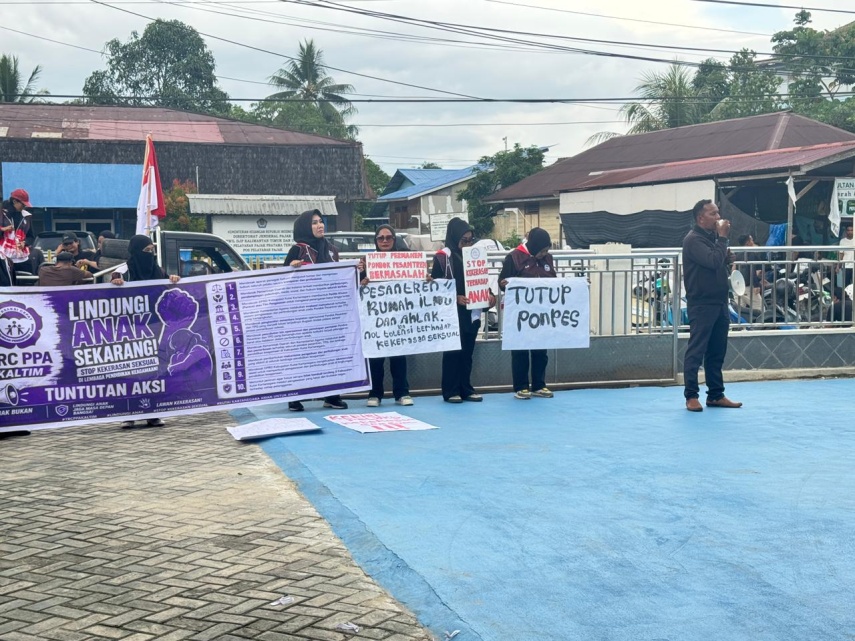 TRC PPA Kaltim Sampaikan Tuntutan, Kemenag Kukar Terima Aspirasi Penutupan Ponpes di Tenggarong Seberang