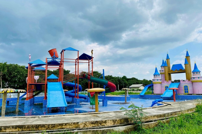 Waterboom Pulau Kumala Masuki Tahap Akhir, Dispar Kukar Siapkan Anggaran Finishing Rp 4,2 Miliar