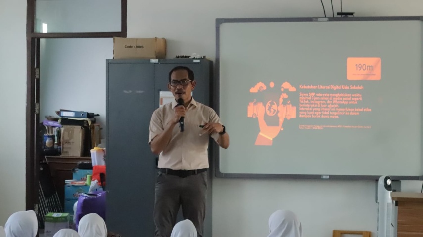 Hari Ketiga MPLS, SMPN 9 Bontang Bekali Siswa Baru Etika Bermedia Sosial