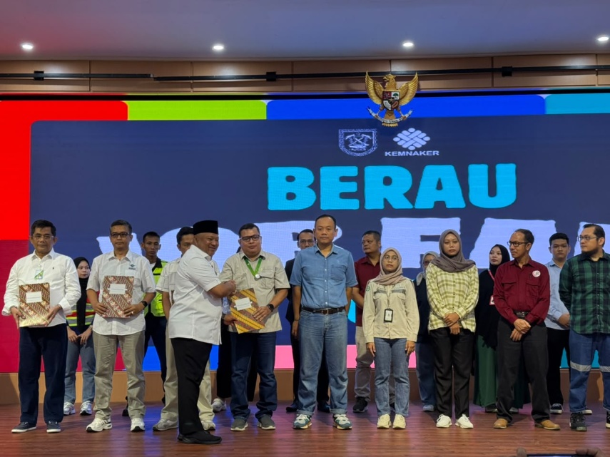 Buka Berau Job Fair 2026, Wabup Gamalis Sebut TPT Berau Turun Jadi 4,40 Persen