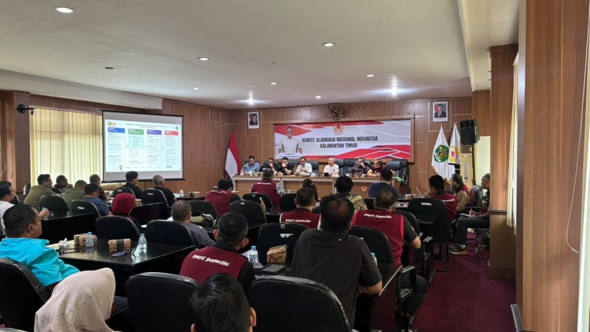 Matangkan Porprov VIII Kaltim 2026, KONI dan PB Tunggu Finalisasi Jumlah Cabor