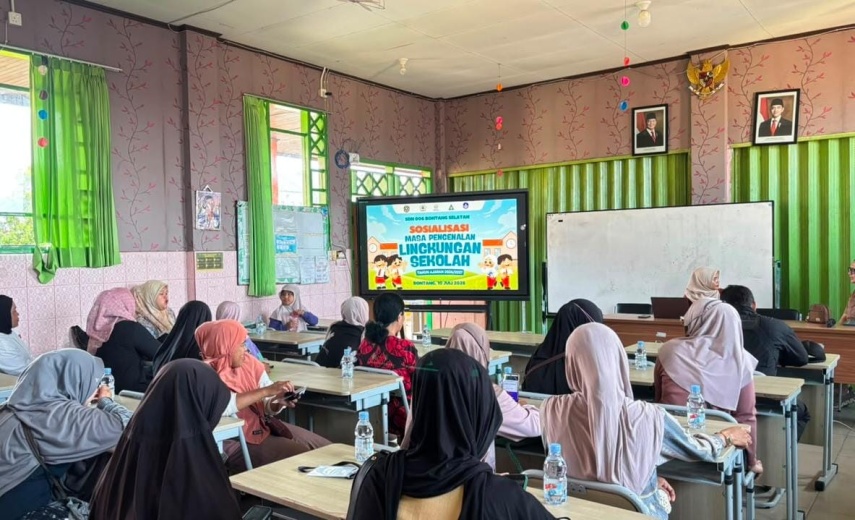 Jelang MPLS, SDN 006 Bontang Selatan Gandeng BNN dan Puskesmas Edukasi Orangtua