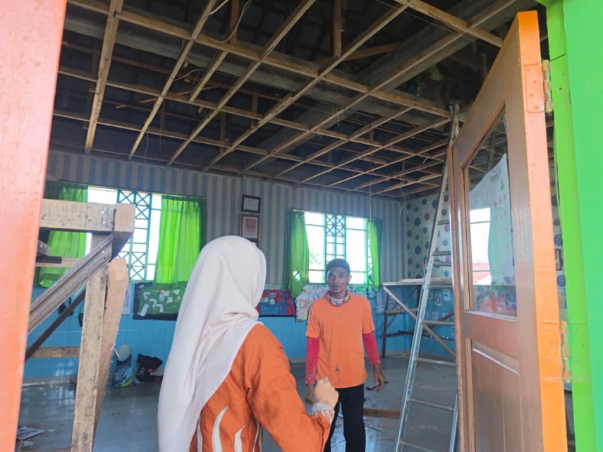 SDN 006 Bontang Selatan Direvitalisasi, Empat Ruang Kelas hingga Lapangan Diperbaiki