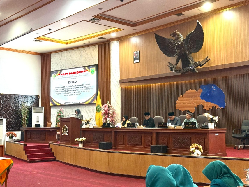Sahkan Raperda APBD 2025, Ketua DPRD Berau Minta Pemda Lebih Selektif Gunakan Anggaran