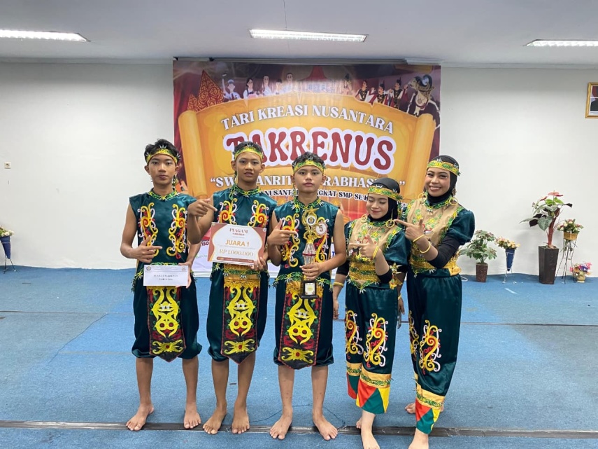 Ungguli Tujuh Tim, SMPN 2 Bontang Juara I Takrenus 2026