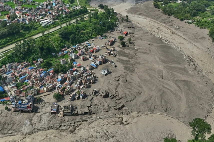 Update Banjir Bandang Nepal-Tibet: Korban Tewas 390 Orang, 1.400 Warga Dilaporkan Hilang