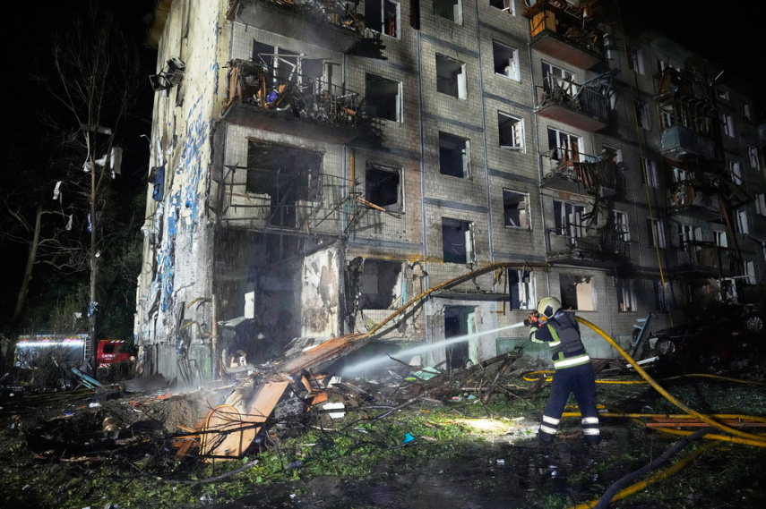 Russia hits Ukrainian capital with ballistic missiles and drones, killing at least 9