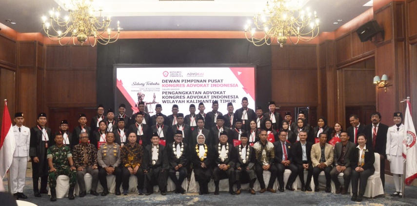 KAI Kaltim Resmi Angkat 32 Advokat Baru, Dorong Regenerasi dan Profesionalisme