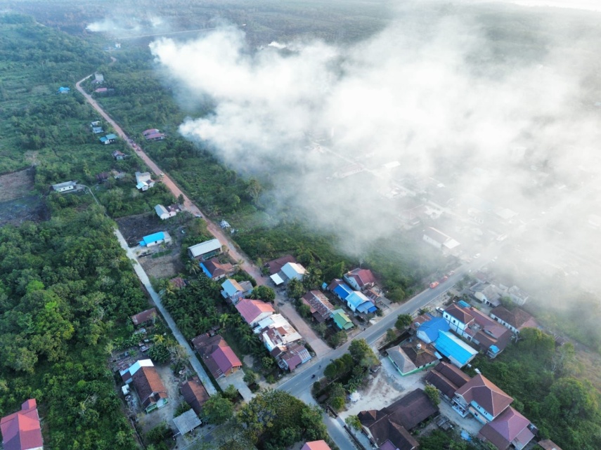 915 Hektare Lahan di Kukar Terbakar, Sanga-Sanga Jadi Wilayah Terparah