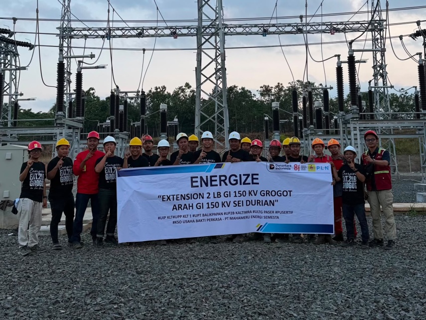 PLN UIP KLT Berhasil Energize GI 150 kV Grogot 2, Keandalan Listrik Paser Meningkat