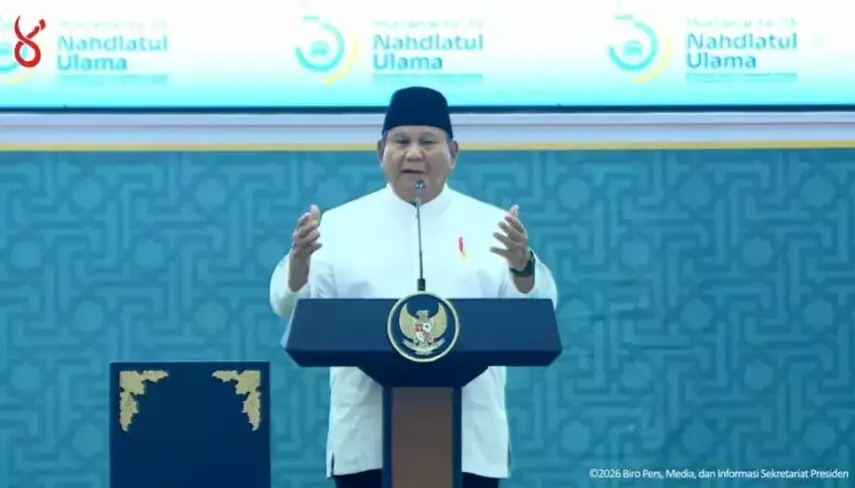 Hadiri Penutupan Muktamar di Jombang, Prabowo Subianto Resmi Jadi Anggota NU Seumur Hidup   