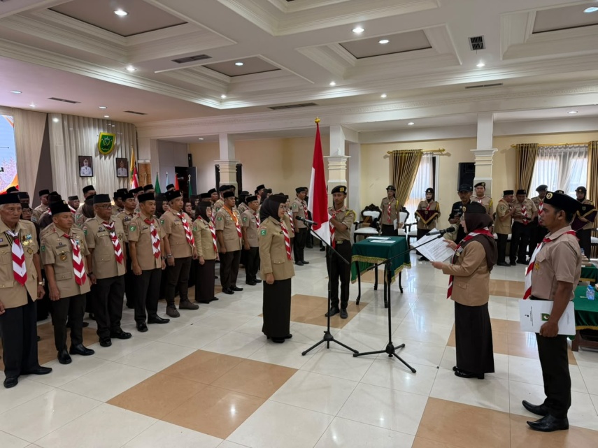 Pengurus Baru Kwarcab Pramuka Berau Dilantik, Sri Juniarsih Tekankan Penguatan Karakter Generasi Muda
