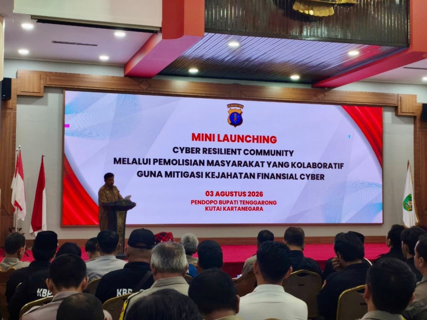 Mitigasi Kejahatan Finansial Siber, Luncurkan Cyber Resilient Community di Kukar