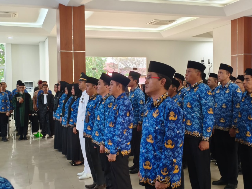Atasi Karhutla dan Krisis Air, Bupati Kukar Lantik 58 Pejabat Baru