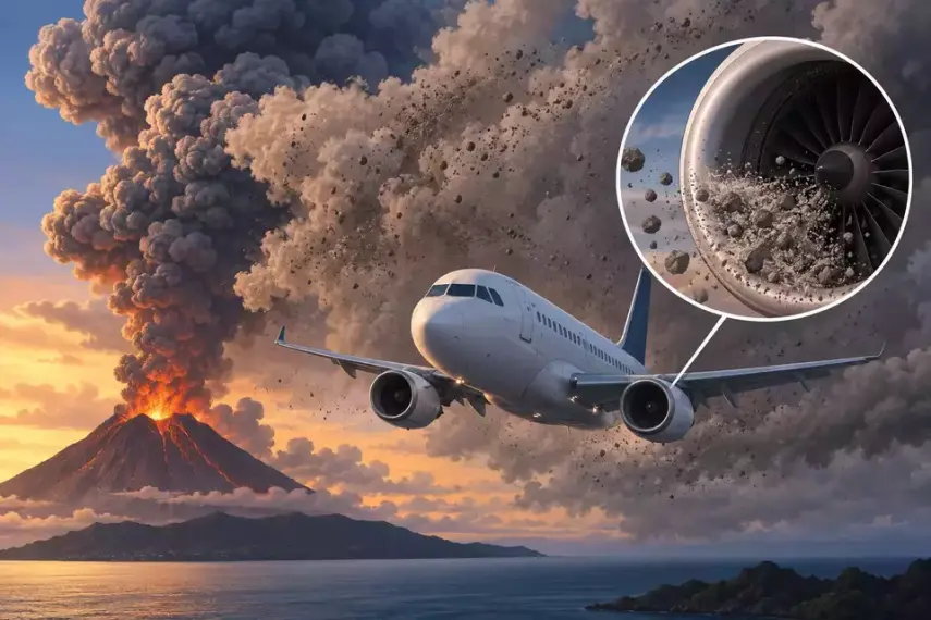 Erupsi Anak Krakatau Tutup 4 Bandara, Ahli Kebencanaan Beberkan Efek Fatal Abu Vulkanik pada Mesin Jet  