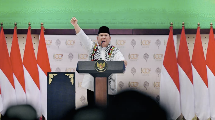 Teriak "Free Palestine" di Gontor, Prabowo Ingatkan Pentingnya Bangun Bangsa Kuat