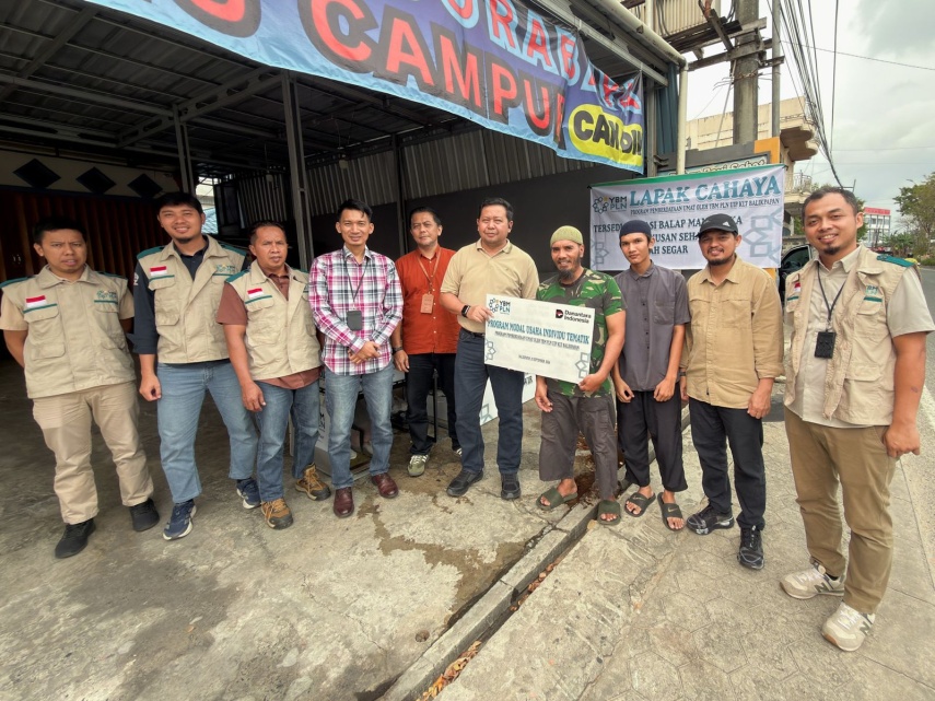 YBM PLN UIP KLT Salurkan Bantuan Usaha untuk UMKM di Balikpapan