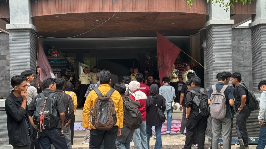 Gerbang Kampus Sempat Diblokade Pascapilrek, Senat Unmul Minta Ormas Tak Ikut Campur