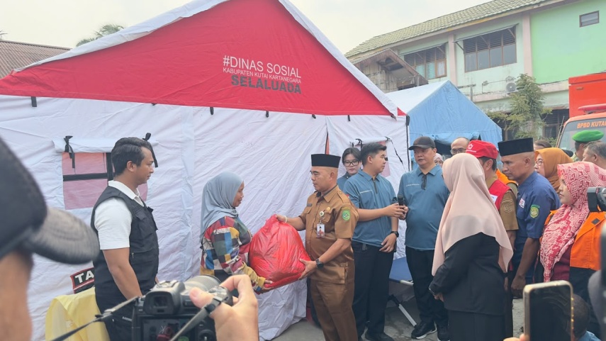 Kebakaran Permukiman Kelurahan Melayu, Pemkab Kukar Kerahkan OPD Tangani Warga Terdampak