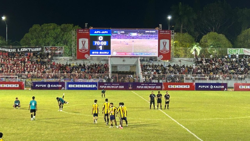 Gol Tunggal Peter Lucky Antar Bontang Baru ke Semifinal Pupuk Kaltim Cup 2026