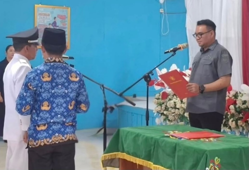 Resmi Dilantik Bupati Kukar, Kades PAW Desa Muai Diminta Geber Program APBDes