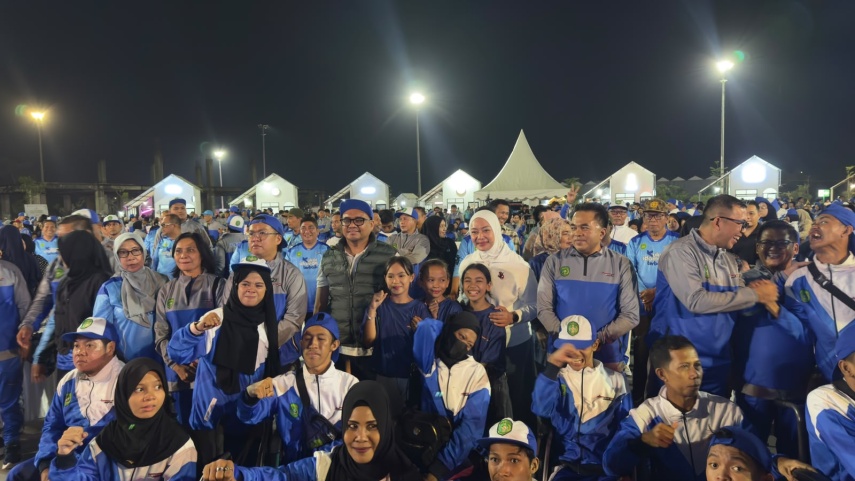 Lepas Ribuan Atlet di Lima Ajang Tingkat Provinsi, Ketua DPRD Kukar Minta Atlet Berjuang Maksimal