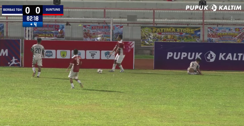 Laga Pembuka Pupuk Kaltim Cup 2026, Guntung vs Berbas Tengah Berakhir Tanpa Gol