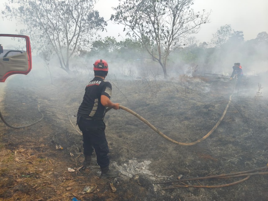 Titik Panas Masih Terdeteksi, Bupati Berau Soroti Kabut Asap dan Minta Pelaku Karhutla Ditindak Tegas