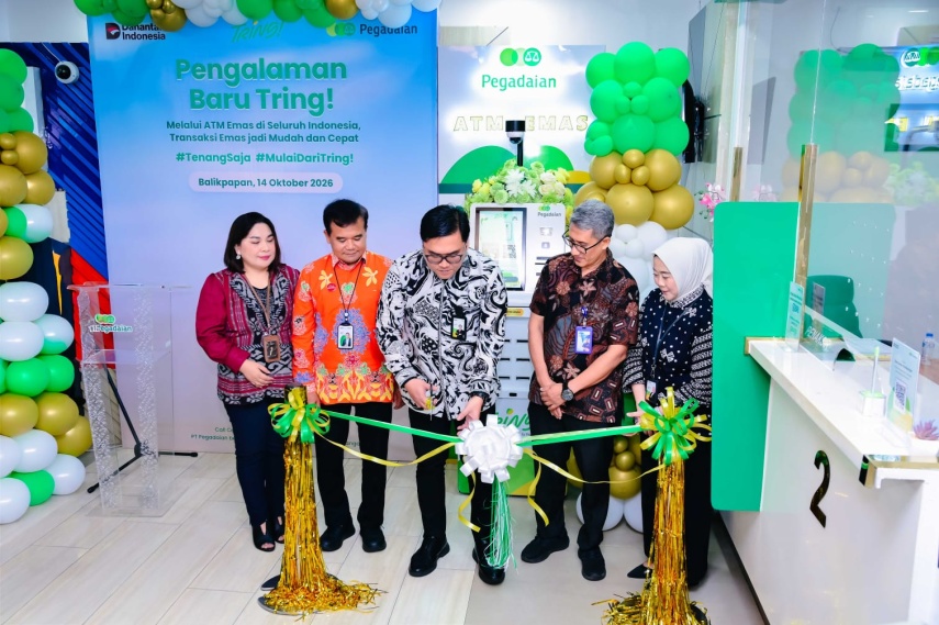 Inovasi Baru di Balikpapan, Pegadaian Luncurkan ATM Emas Cetak Fisik Hitungan Detik