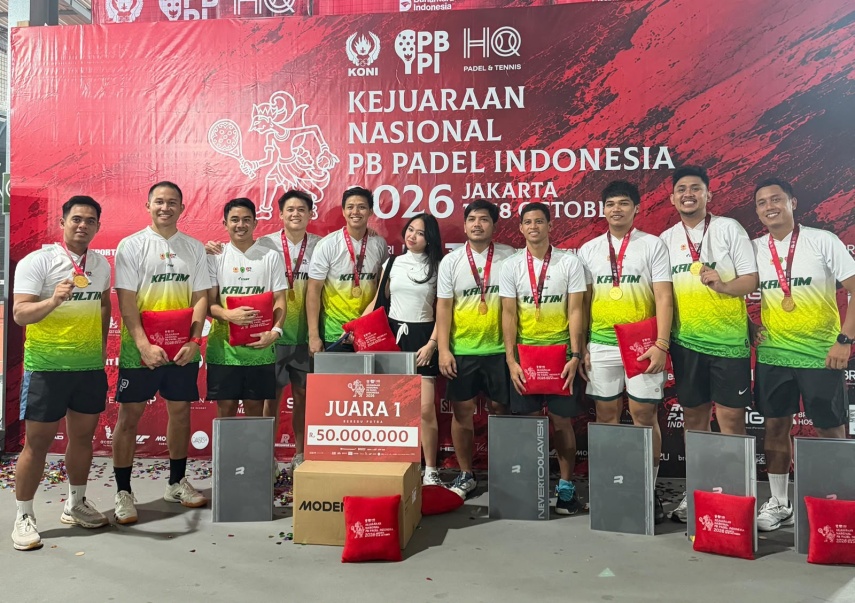 Juarai Kejurnas Padel 2026, Kaltim Bidik Persiapan Menuju Kualifikasi PON